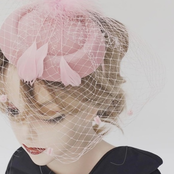 Fascinators Hat Women Tea Party Pillbox Veil Cocktail Mesh Hat Elegant - Picture 4 of 6